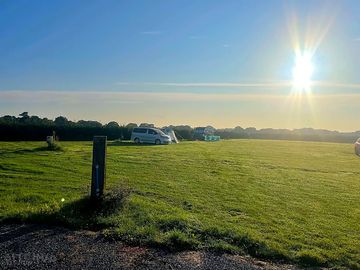 Electric grass pitch with hardstanding option
