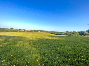 Early morning view from the camping field