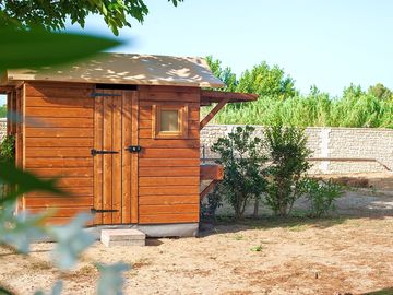Pitch with private facilities