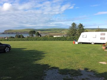 View across the site