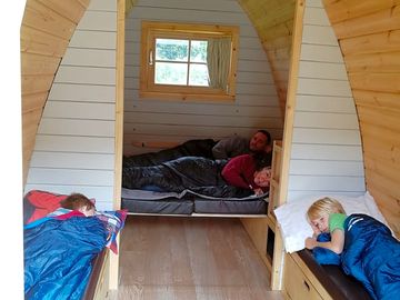 Pod sleeping arrangements