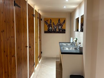 Our lovely ladies loos - because every great adventure begins with a trip to the bathroom!