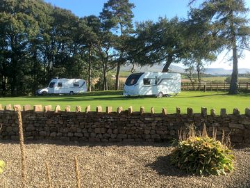The peaceful campsite