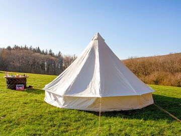 Bell tent with a view