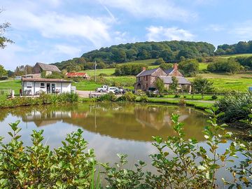 Lake and shop on-site