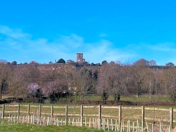 View from the camping field