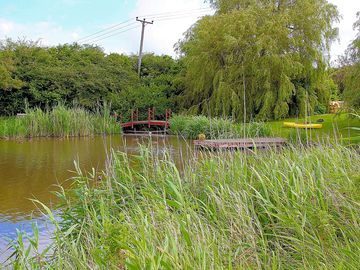 Fishing lakes on site