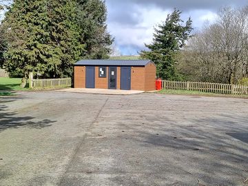 Shower block with disability access