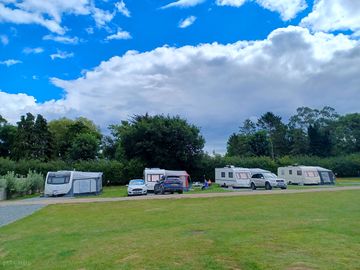 Hardstanding and grass pitches