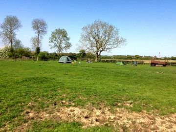 Site borders farmland