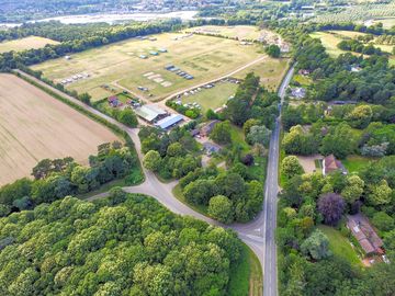 Aerial view of site