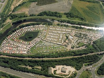 Aerial view of the site