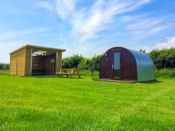 Camping pod setup