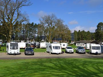 Hardstanding pitches with electric and water
