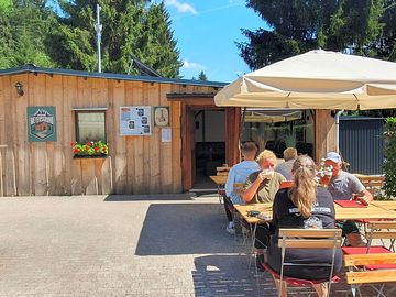 Camp bistro with delicious homemade food