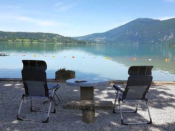 Lac d’aiguebelette views from the site