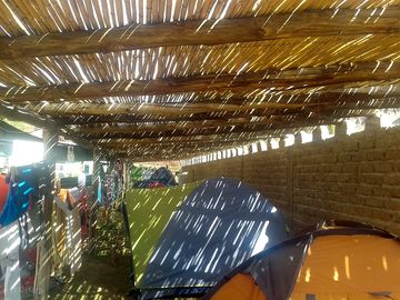 Camp under the shade
