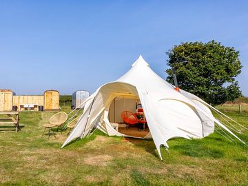 Bell tent exterior