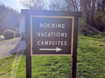 Entrance sign