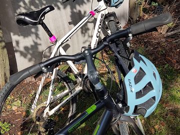Bike hire with helmets and high vis