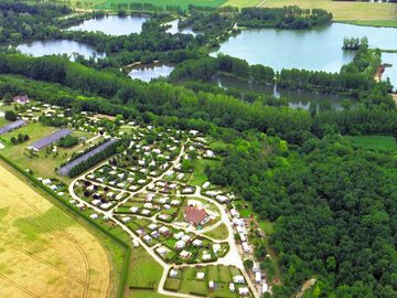Aerial view of the area