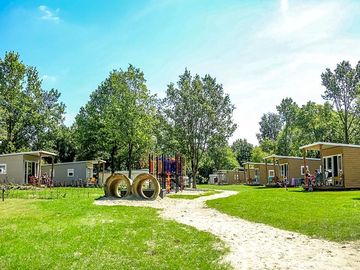 Overzicht veld luxe chalets