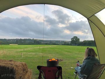Excellent views over the surrounding countryside