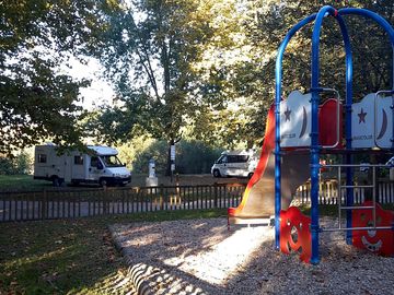 Playground by the pitches