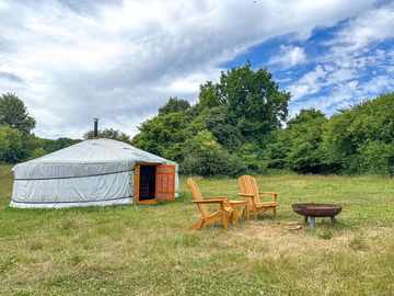 Exterior of Yurt