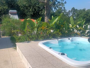 Relax in the jacuzzi