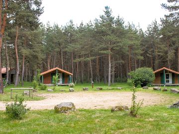 Lodges in the woods