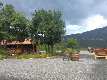 Reception building
