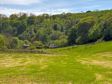 Views of sloping countryside