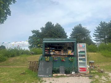 The on site bistro bar, the little green cabiny thing.