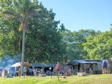 Social hub of the campsite