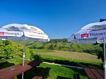 View from the beer garden
