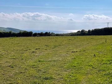 Sea views from the pitches