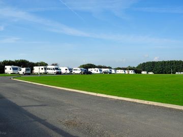 Camping field with optional electric