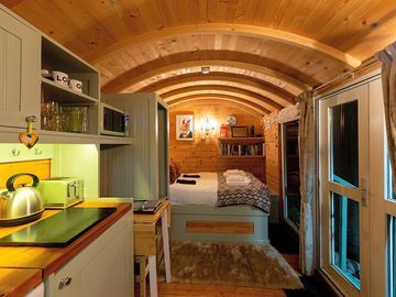 Hut interior