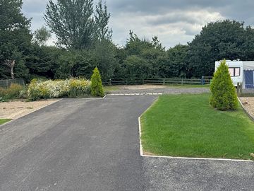 Drive between the pitches