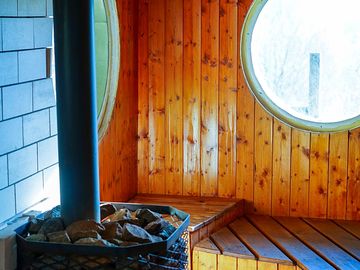 Shared wood-fired sauna