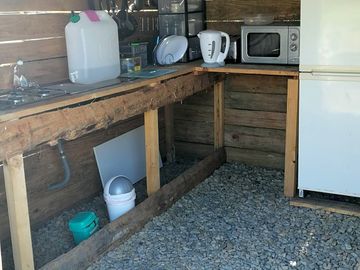 Exterior shared kitchen