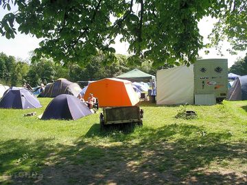 Paddock camping area