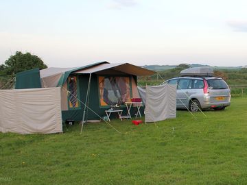 Spacious grassy pitches