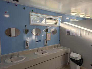 Ladies shower and toilet facilities