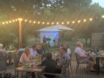 Live music in high season