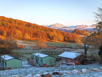 Sunset on a winters day
