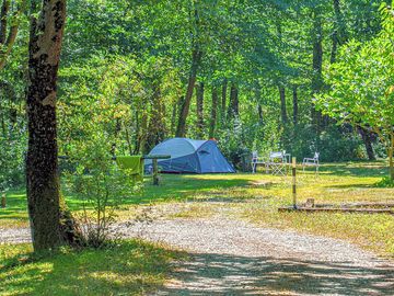 Shaded grass pitches