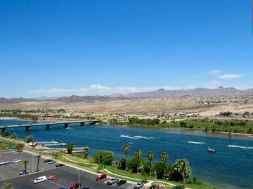 View of the colorado river from the resort