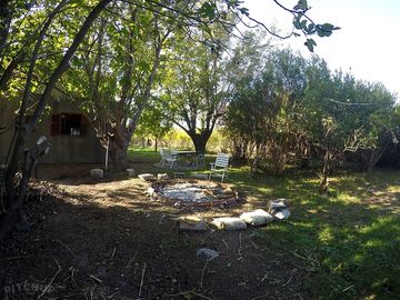 Fire and camping site